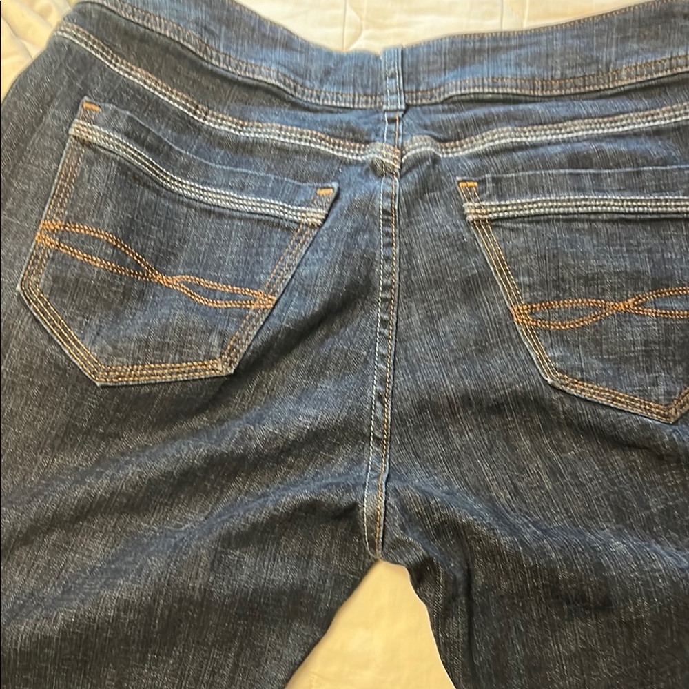 Riders by Lee Women's Boot Cut Jeans - Dark Blue - Picture 4 of 5